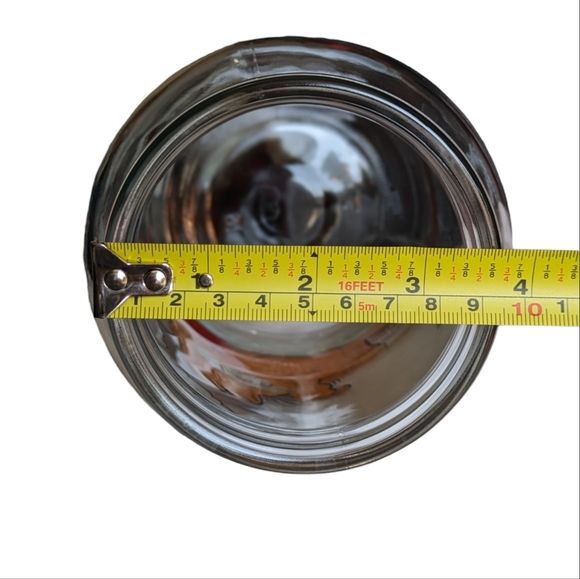 1978 Garfield Anchor Hocking Glass Canister with Lid Full Tummy Happy Tummy - Picture 7 of 11